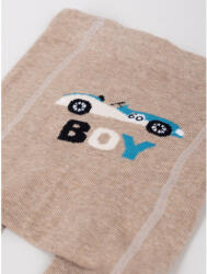  Yo! club pamut harisnyanadrág csúszásgátlóval (74-80) - drapp/versenyautó