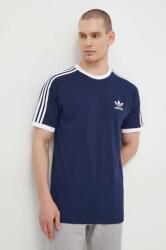 adidas Originals pamut póló Adicolor Classics 3-Stripes sötétkék, mintás, IA4850 - sötétkék XL