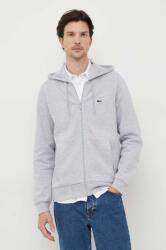 Lacoste felső szürke, férfi, sima, kapucnis - szürke XL