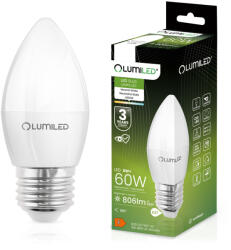 Lumileds E27 B35 LED izzó 8W = 60W 806lm 4000K Semleges 180° LUMILED (LUMLEDG0013D)
