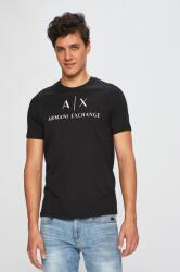 Giorgio Armani t-shirt fekete, férfi, nyomott mintás - fekete L - answear - 18 990 Ft
