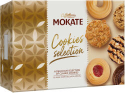 MOKATE Cookies selection keksz karika válogatás - 260 g - koffeinzona