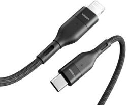 VEGER Cl01 Usb Type-c / Lightning Pd Tö Ltőkábel 3a 1.2 Méter Fekete