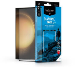 MyScreen Samsung SM-S918 Galaxy S23 Ultra edzett üveg képernyővédő fólia ívelt kijelzőhöz- MyScreen Protector Diamond Glass Edge3D - black