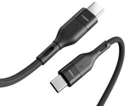 VEGER Cc01 Usb Type-c / Type-c Pd Tö Ltőkábel 3a 1.2 Méter Fekete