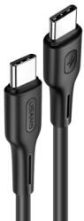 USAMS U43 Sj459 Type-c / Type-c (pd) Kábel 1.2 Méter 100w Fekete