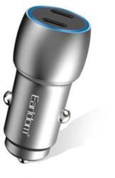 Earldom Es-cc15 40w Dual Szivargyújtós Tö Ltővég 2.4a Grafit