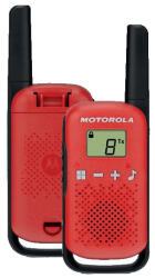 Motorola Talkabout T42 adó-vevő készülék két darabos csomag piros