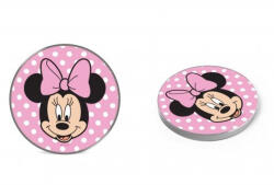 MH Protect Disney vezeték nélküli töltő - Minnie 001 micro USB adatkábel 1m 9V/1.1A 5V/1A pink (DCHWMIN001) 10W