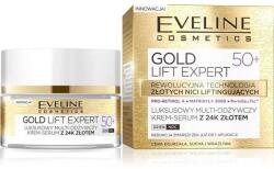 Eveline Cosmetics Eveline Gold Lift Expert Cream Serum 50+ Crem cu particule de aur 50 ml