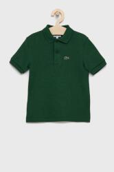 Lacoste gyerek pamut póló zöld, sima - zöld 98 - answear - 25 990 Ft