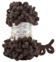 alize Puffy 534 - csokoládé (kézen kötés) (17512)