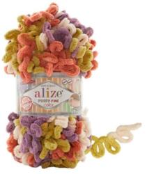 alize Puffy Fine Color 6519 (kötés kézzel, tű nélkül) (001212)