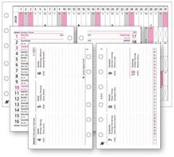 SATURNUS Gyűrűs kalendárium betét SATURNUS S311/F heti fehér lapos 2025 (25SS311-FEH) - forpami