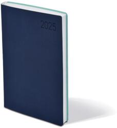 TopTimer Határidőnapló TOPTIMER Madeira M021 A/5 napi fehér lapos kék-türkiz 2025 (25T021M-04T)