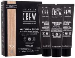 American Crew Precision Blend férfi hajszínező Light (7-8), világos, 3x40 ml - hajvarazs