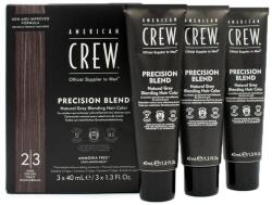 American Crew Precision Blend férfi hajszínező Dark (2-3), sötét, 3x40 ml - hajvarazs