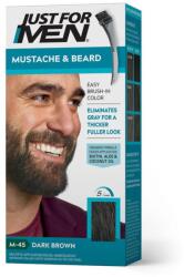 Just for Men szakáll és bajusz színező, sötétbarna M-45 - hajvarazs