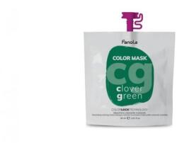 Fanola Color Mask színező hajpakolás, Clover Green, zöld, 30 ml - hajvarazs