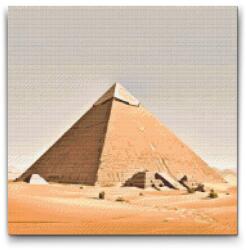  Gyémántszemes kirakó - Kairó, Egyiptom Méret: 50x50cm, Keretezés: Keret nélkül (csak a vászon), Gyémántok: Négyzet alakú