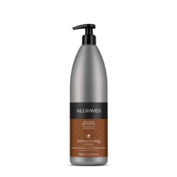 Allwaves Restructuring csokoládé keratin regeneráló sampon roncsolt hajra, 1 l - hajvarazs