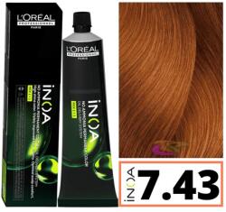 L'Oréal INOA ammóniamentes hajfesték 7.43 - hajvarazs