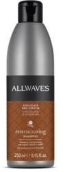 Allwaves Restructuring csokoládé keratin regeneráló sampon roncsolt hajra, 250 ml