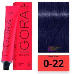 Schwarzkopf Igora Royal hajfesték 0-22 - hajvarazs