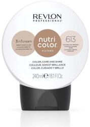 Revlon Nutri Color Creme színező hajpakolás 613 arany hamvas barna, 240 ml - hajvarazs