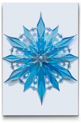  Festés számok szerint - Jég mandala Méret: 40x60cm, Keretezés: Keret nélkül (csak a vászon)