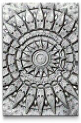  Gyémántszemes kirakó - Kő mandala Méret: 40x60cm, Keretezés: Keret nélkül (csak a vászon), Gyémántok: Négyzet alakú