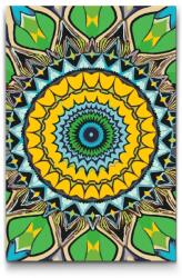  Festés számok szerint - Természet ihlette mandala Méret: 20x30cm, Keretezés: Keret nélkül (csak a vászon)