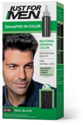Just for Men Shampoo-In hajszínező, fekete H-55 - hajvarazs