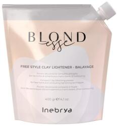 Inebrya Blondesse Free Style Clay Balayage szőkítőpor, 400 g - hajvarazs