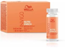 Wella Professionals Invigo Nutri Enrich tápláló szérum roncsolt hajra, 8x10 ml