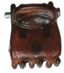 Hair Power csatt 3 fogú barna, 1 cm