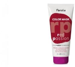 Fanola Color Mask színező hajpakolás, Red Passion, vörös, 200 ml - hajvarazs