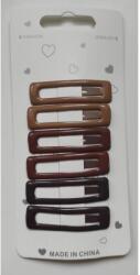 Hair Power csit-csat szett, Brown, 6 db - hajvarazs
