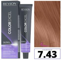 Revlon Color Excel Glowin System hajszínező 7.43 - hajvarazs