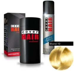 Cover Hair Volume hajdúsító, 30 g, szőke + kötést erősítő spray - hajvarazs