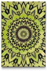  Festés számok szerint - Sárga-fekete mandala Méret: 20x30cm, Keretezés: Kartonlemezen