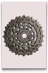  Festés számok szerint - Technikai mandala Méret: 20x30cm, Keretezés: Keret nélkül (csak a vászon)