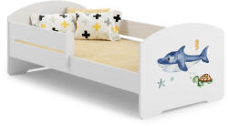 Kobi LUK gyermekágy 160x80 korlátokkal - Shark