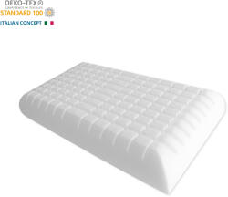  Franco Royal Wave Memory - hullámformájú prémium memóriahab párna, 38×68 cm, 11-13 cm magas