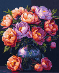 Ideyka Set pictura pe numere, cu sasiu, Luxul florilor, 40x50 cm (KHO3274)