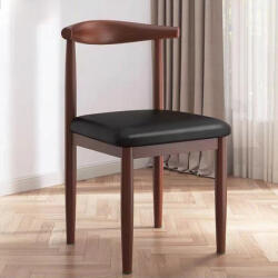 BeComfort Scaun dining scandinav 38x35x74 cm negru BC ET01-3 (ET01-3)