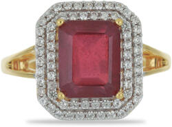  Arany Gyűrű - Madagaszkári Rubin - 5.59 Karát