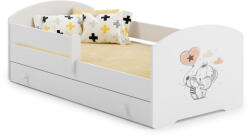 Kobi LUK gyermekágy 140x70 fiókkal - Baba elefánt