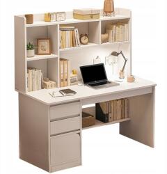 Fodym Ifjúsági Számítógép Íróasztal LOFT, Könyvespolc Modern Nagyméretű, fehér