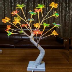 Hongda Lightning Pomisor decorativ sarbatori, iluminat 24 LED multicolor, 50 cm cu usb si baterie (HL-D22-13C)